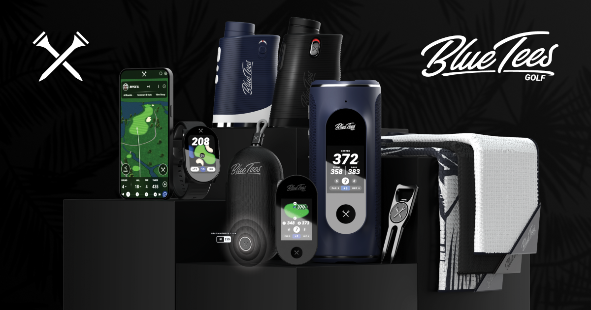 Blue Tees Golf | Golf Rangefinder | Golf GPS Speaker |Golf Accessories