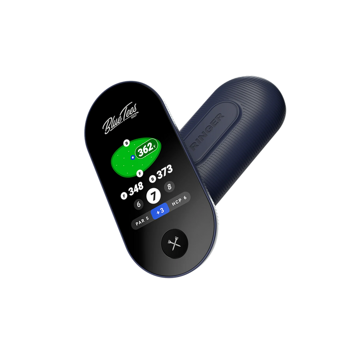 RINGER GOLF GPS w/ Color Screen | 40K Pre-loaded Courses – Blue