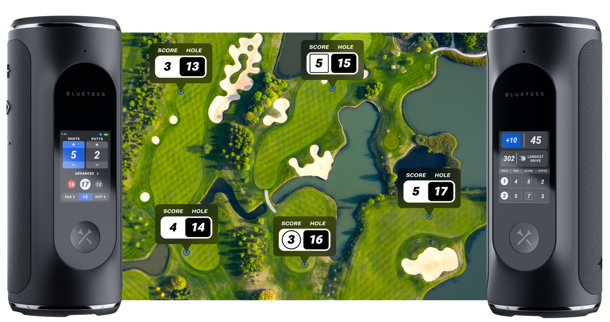 Player Pro GPS Golf Speaker – Blue Tees Golf