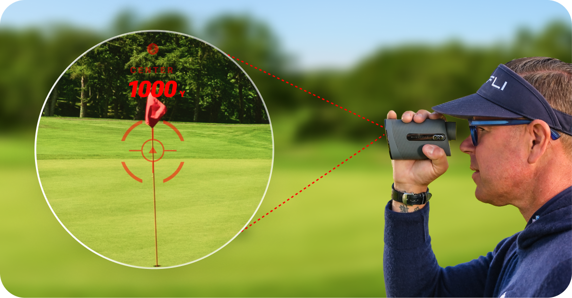 6X MAGNIFICATION WITH  <br> 1000 Yard Precision