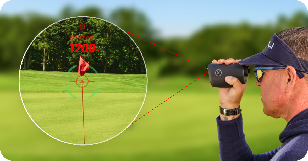 7X MAGNIFICATION WITH <br> 1200 YARD PRECISION