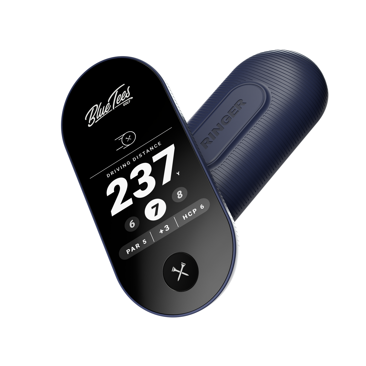 RINGER GPS HANDHELD Blue Tees Golf