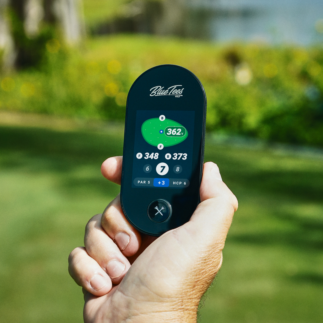 RINGER GOLF GPS w/ Color Screen | 40K Pre-loaded Courses – Blue RINGER GOLF GPS w/ Color Screen | 40K Pre-loaded Courses – Blue