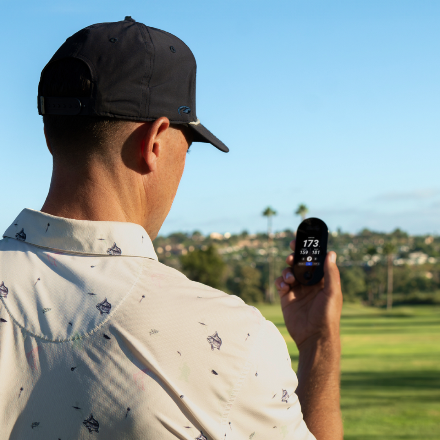 RINGER GOLF GPS w/ Color Screen | 40K Pre-loaded Courses – Blue Tees Golf