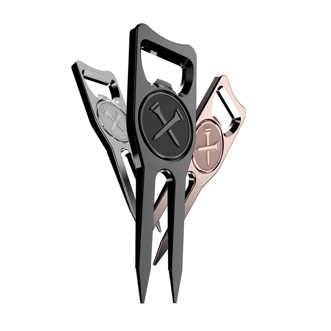 masters divot tool set 2012年 6-in-1 Premium Golf Divot Tool & Ball Marker | Blue Tees Golf