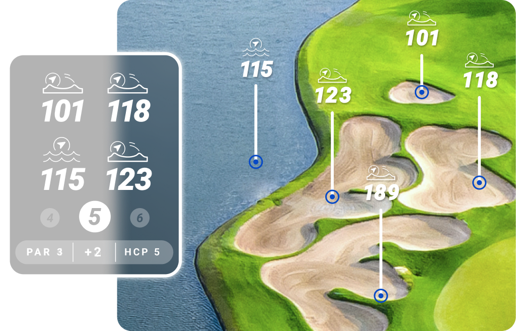 Player+ GPS Golf Speaker | Blue Tees Golf