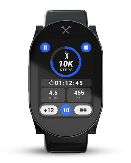 Activity Tracking Watch Display