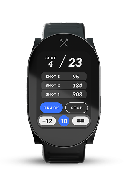 Advanced Shot Tracking Watch Display