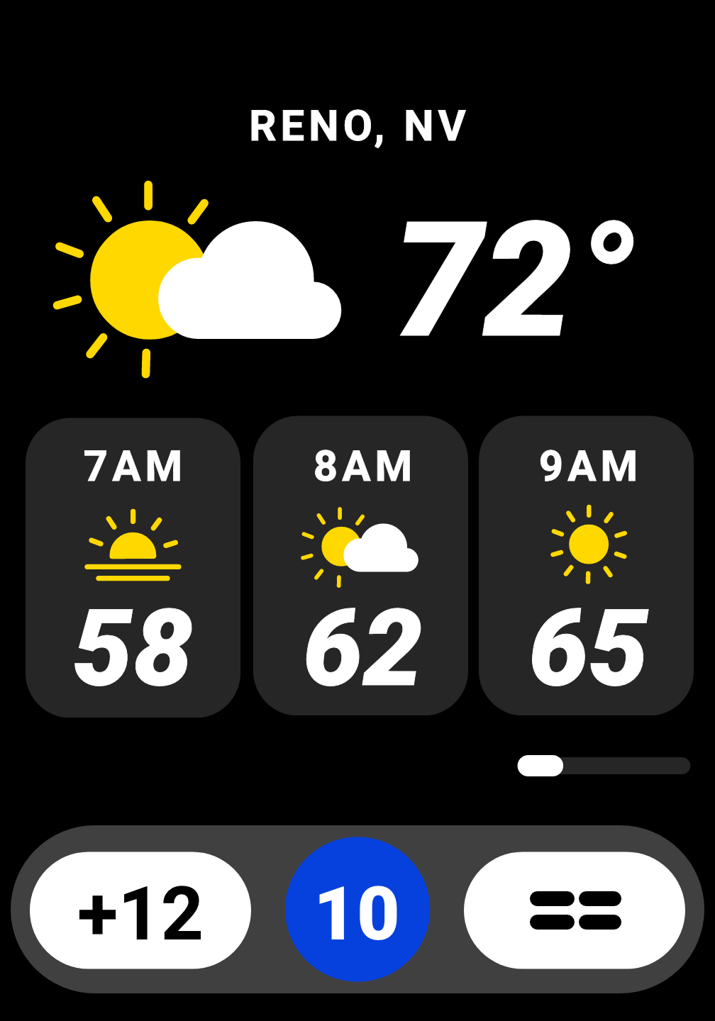 Real-Time Weather Screen