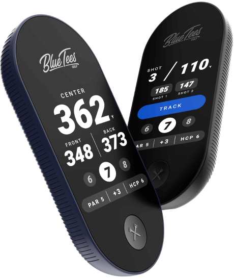 Blue Tees Player+ GPS Golf Speaker - Navy - Dallas Golf Company